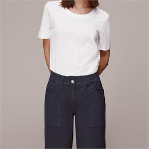 Whistles Tessa Black Casual Trousers